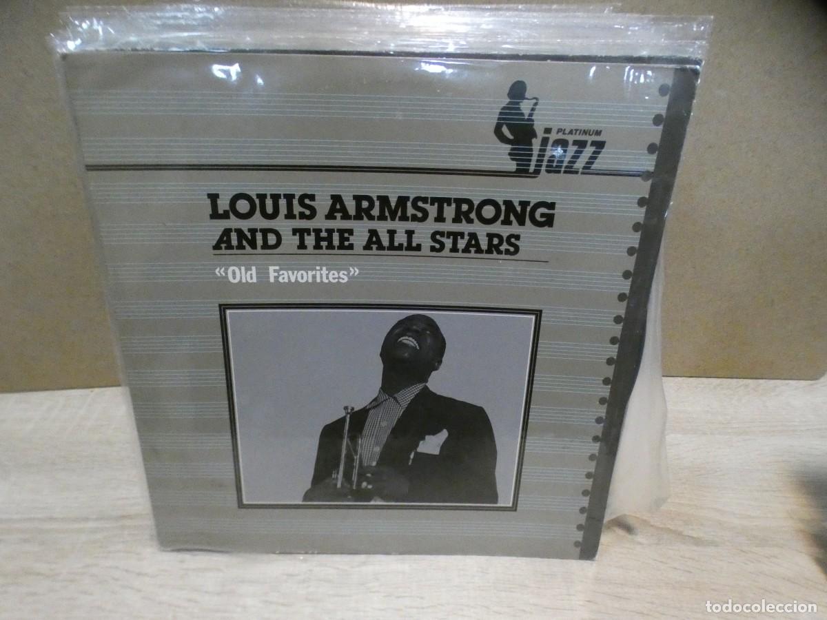 Discos de vinilo: ARKANSAS1980 EXP124 VINILO BUEN ESTADO LOUIS ARMSTRONG AND ALL THE STARS OLD FAVORITES