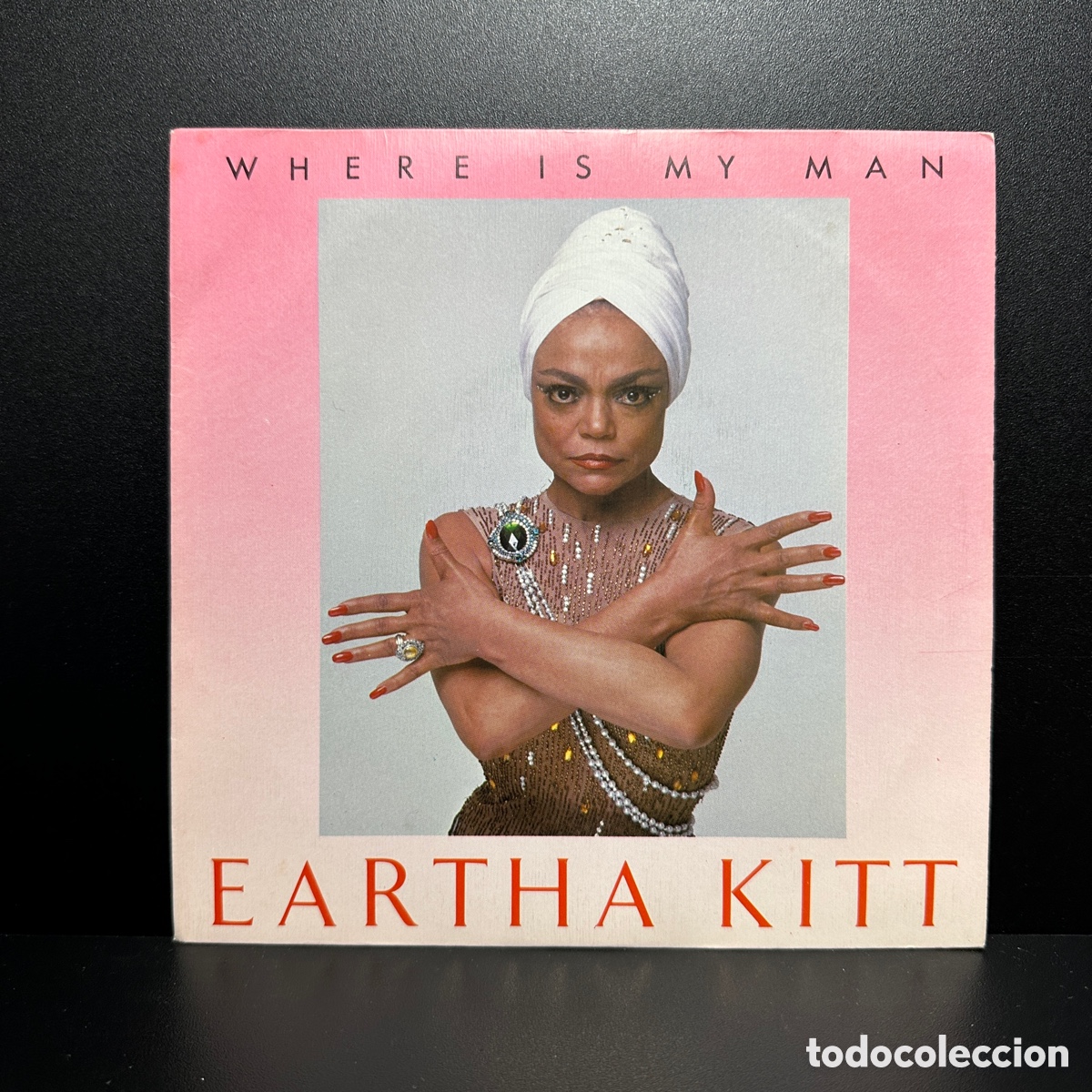 Discos de vinilo: Eartha Kitt - Where Is My Man (7&rdquo;, Single) - Foto 1