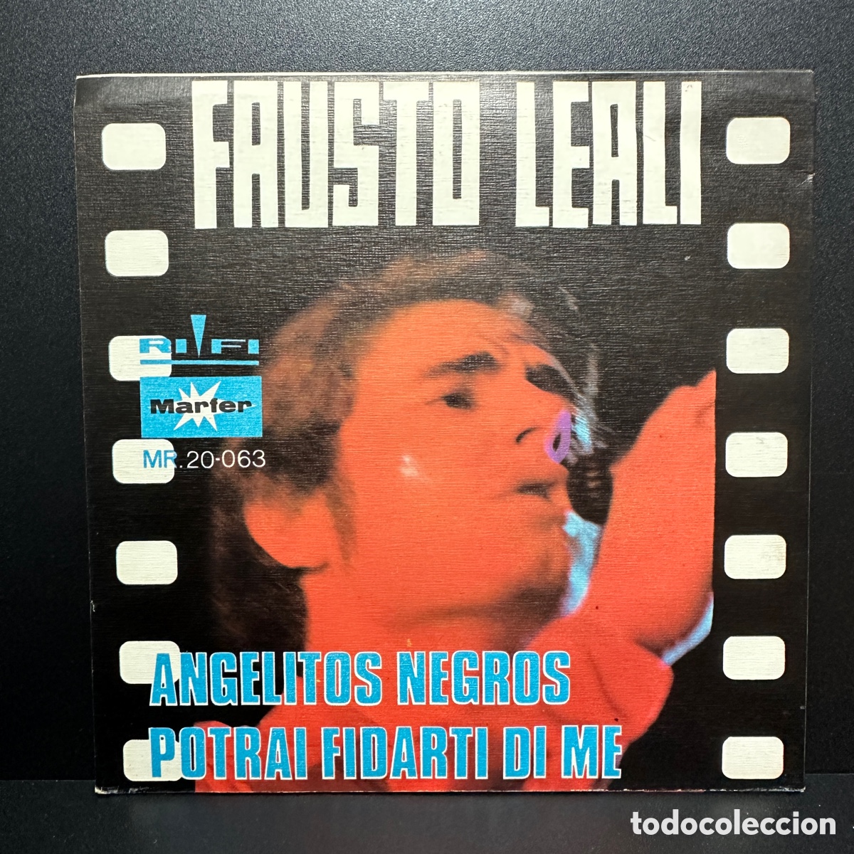 Discos de vinilo: Fausto Leali - Angelitos Negros (7&rdquo;, Single) - Foto 2