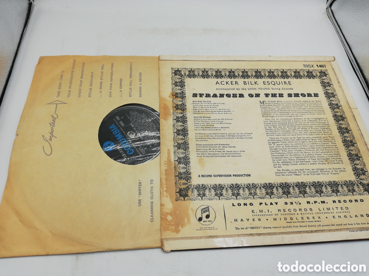 Discos de vinilo: Stranger on the Shore. Acker Bilk Esquire. - Foto 3