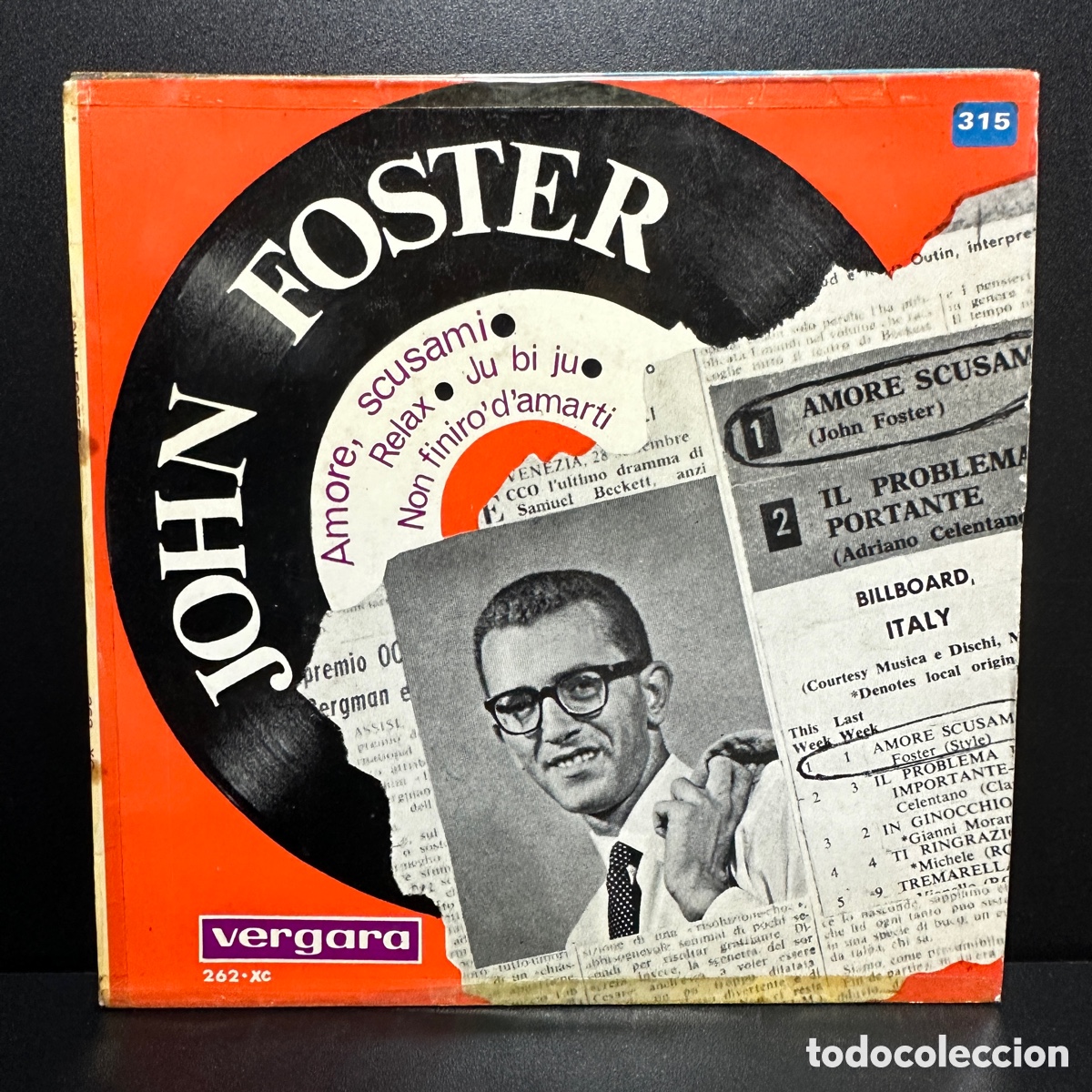 Discos de vinilo: John Foster - Amore, Scusami (7&rdquo;, EP) - Foto 1