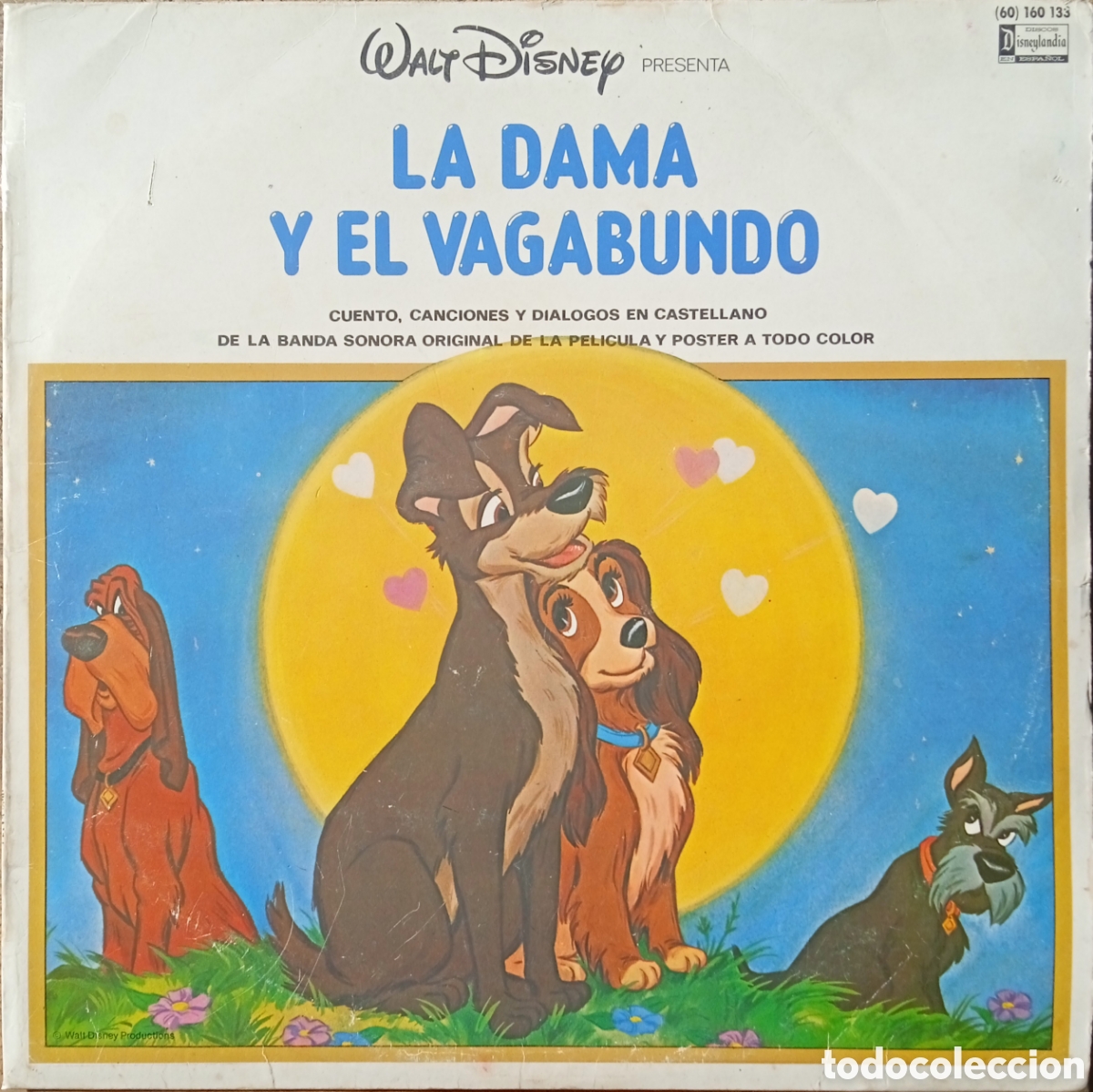 Discos de vinilo: Disco de vinilo La Dama y El Vagabundo (B.S.O.) - Foto 1