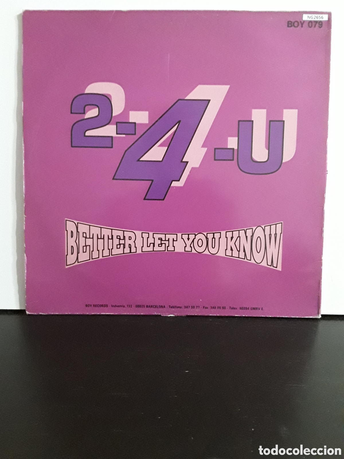 Discos de vinilo: Two 4 You &lrm;&ndash; Better Let You Know - Foto 2