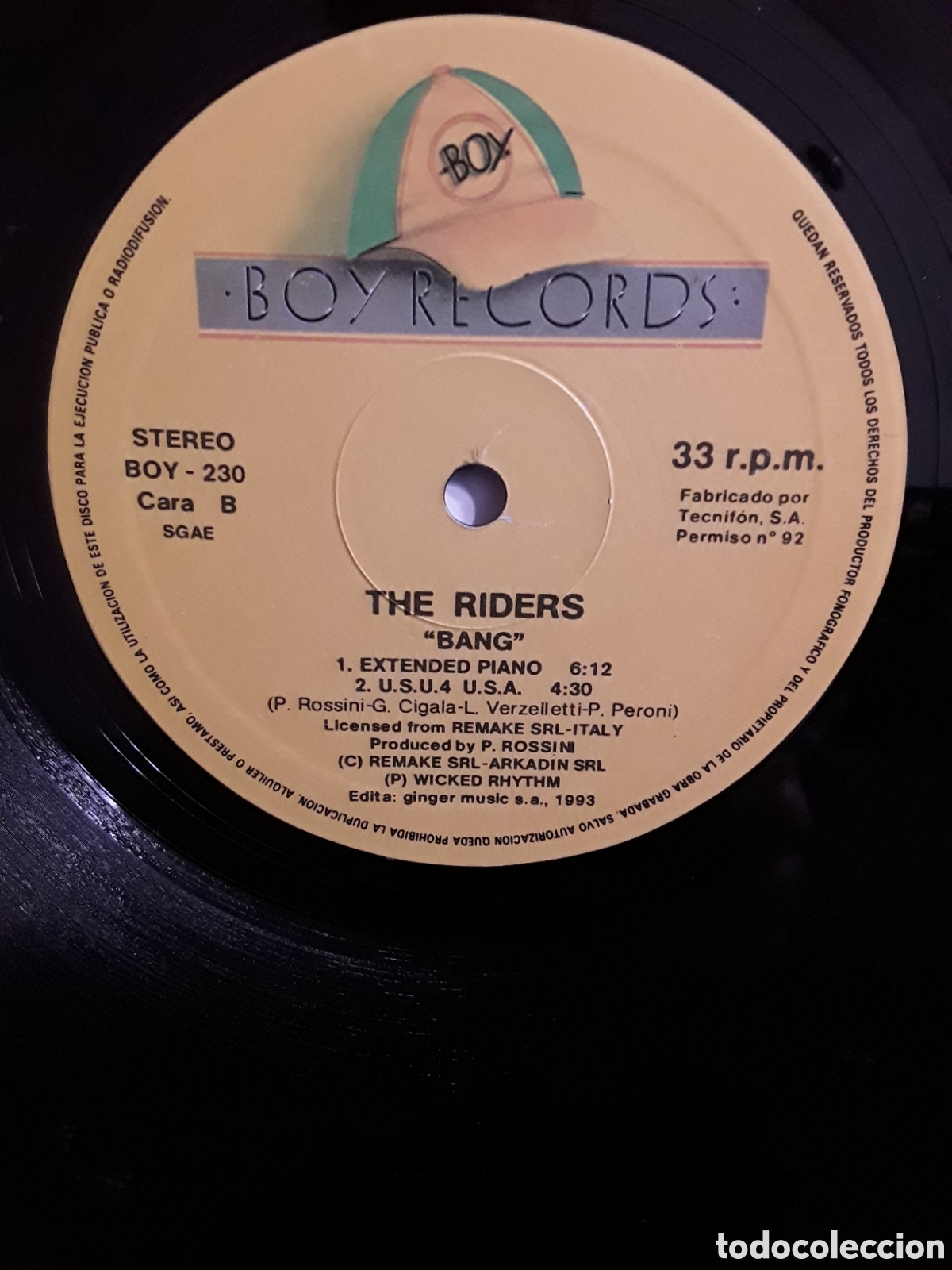 Discos de vinilo: The Riders &lrm;&ndash; Bang - Foto 1