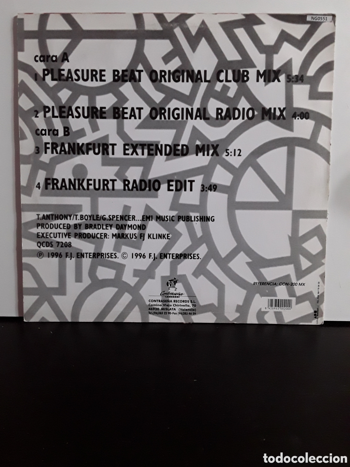 Discos de vinilo: Pleasure Beat Featuring J Cock &lrm;&ndash; First Time - Foto 2