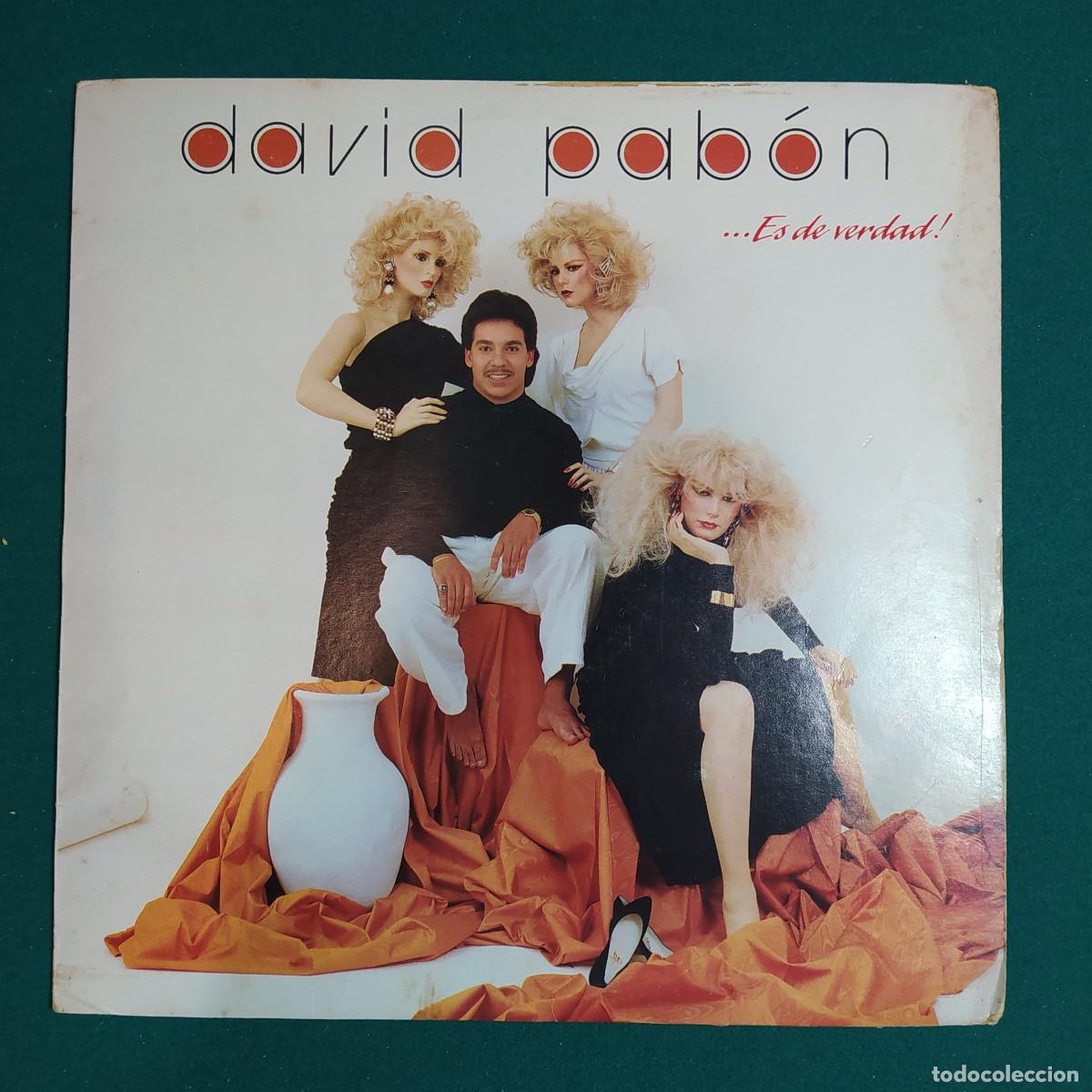 Discos de vinilo: David Pab&oacute;n &ndash; ...Es De Verdad! - Foto 1