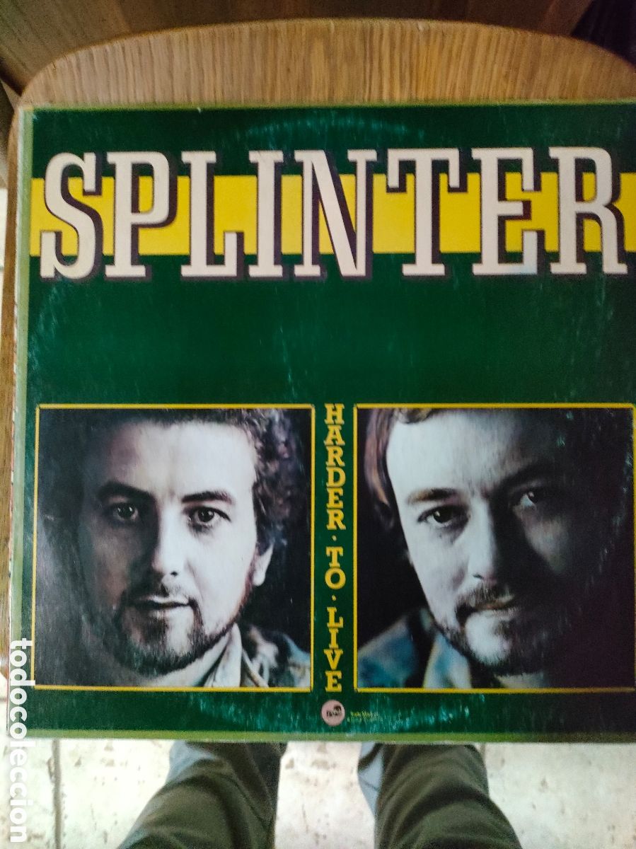 Discos de vinilo: Splinter - Harder To Live - 1975 - Spain - Rock & Roll - Foto 1