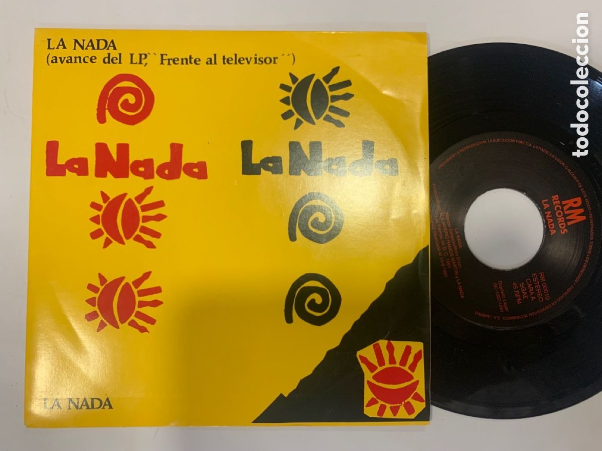 Discos de vinilo: SINGLE La Nada &ndash; La Nada DE 1991 - Foto 1
