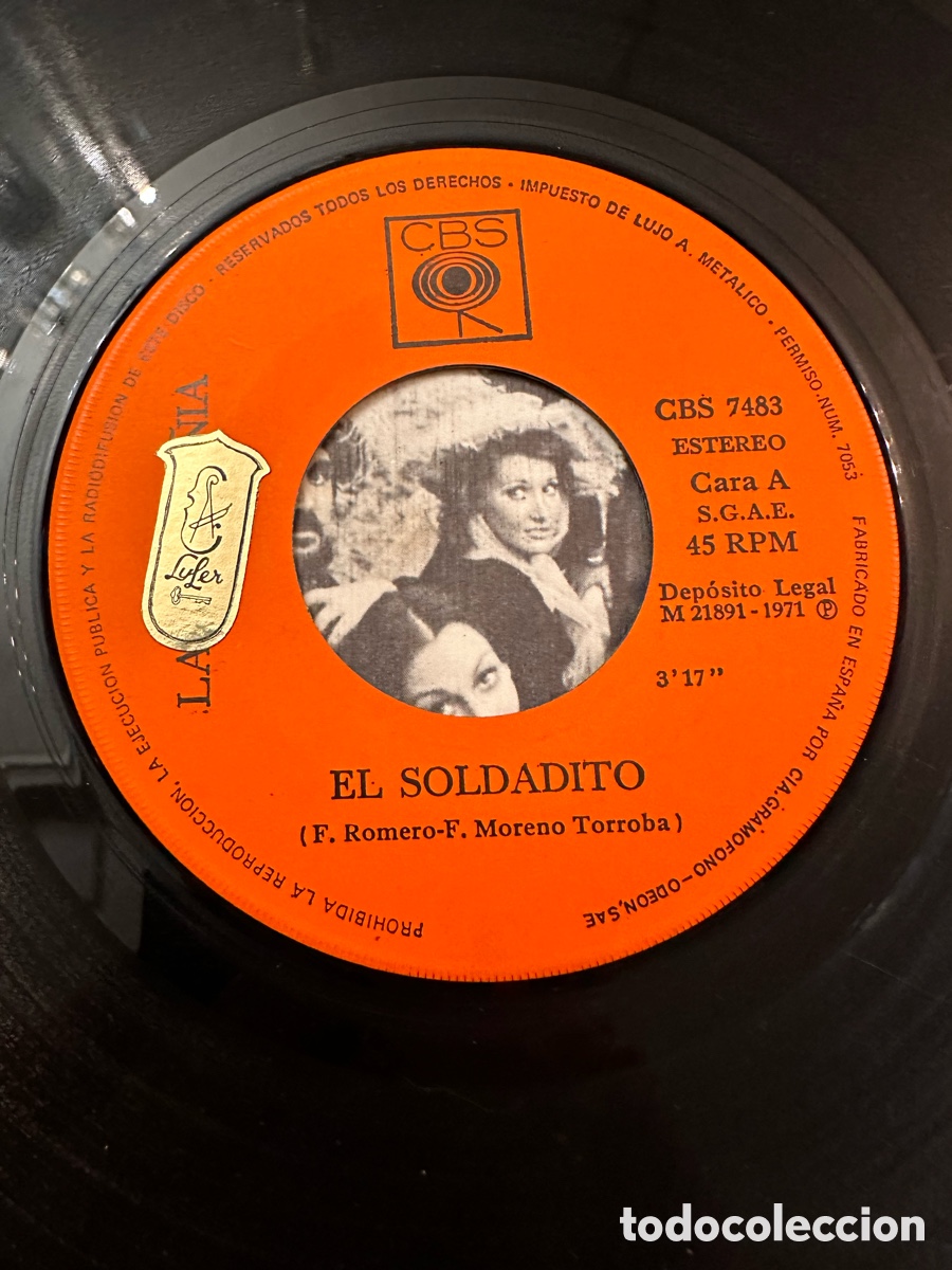 Discos de vinilo: LA COMPA&Ntilde;&Iacute;A - EL SOLDADITO &hellip; 1973 CBS - Foto 3