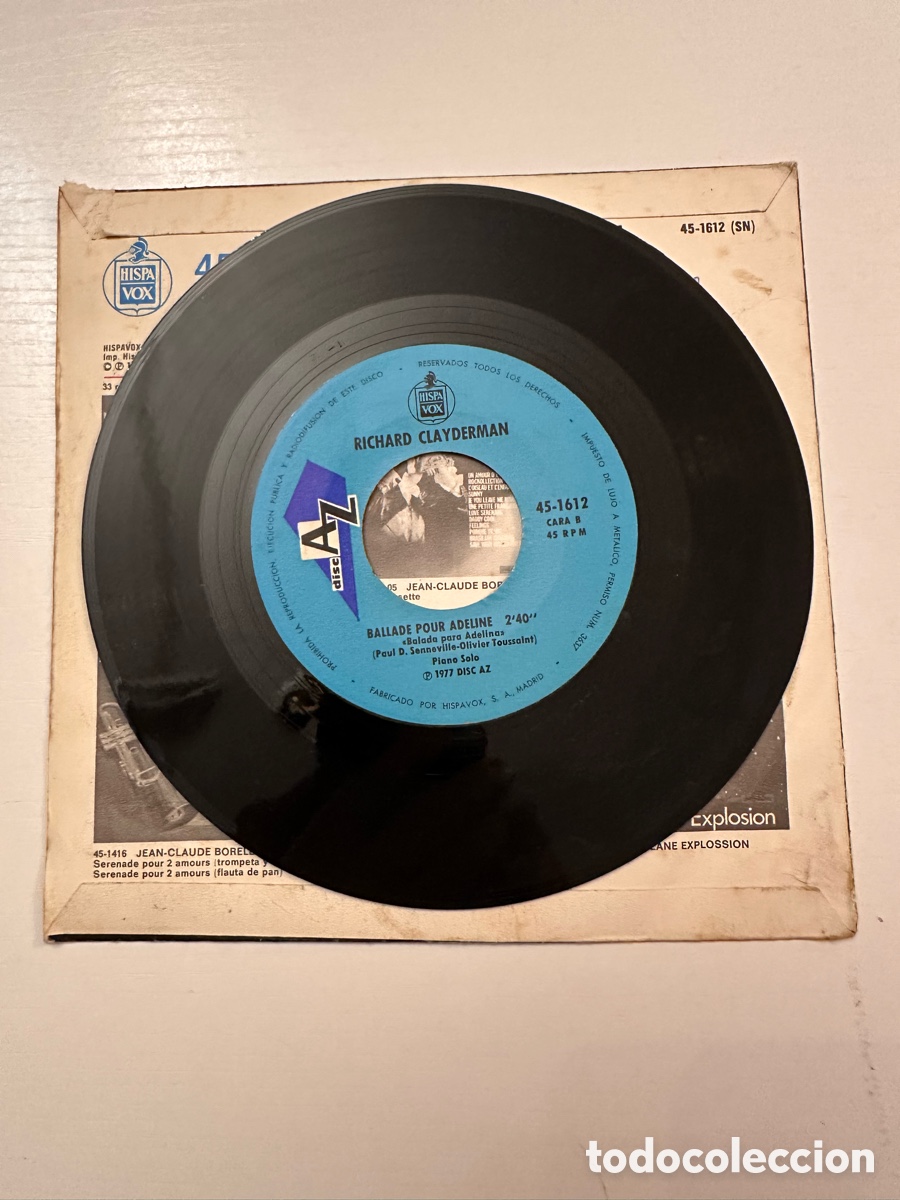 Discos de vinilo: RICHARD CLAYDERMAN - BALLADE POUR ADELINE - Foto 5