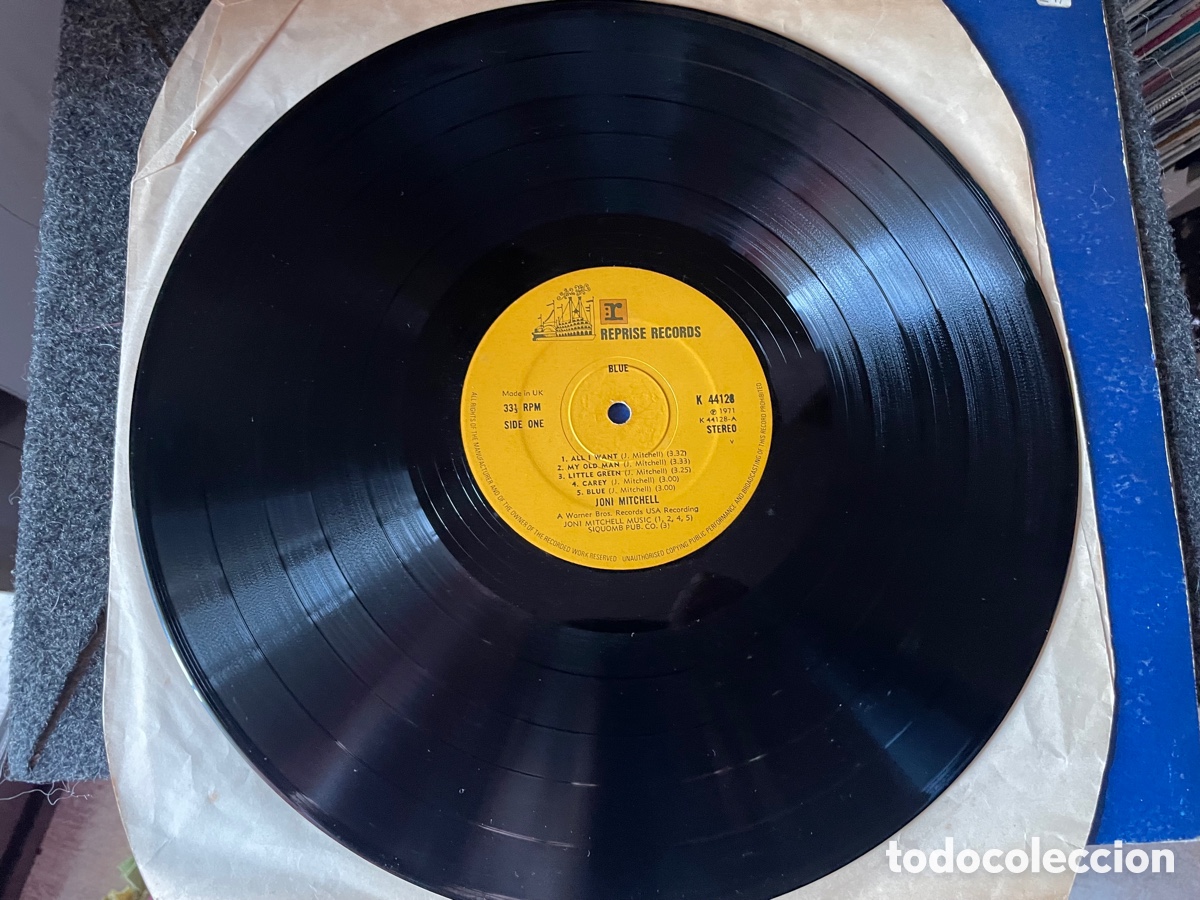 Discos de vinilo: Joni Mitchell &lrm;&ndash; Blue - Foto 4