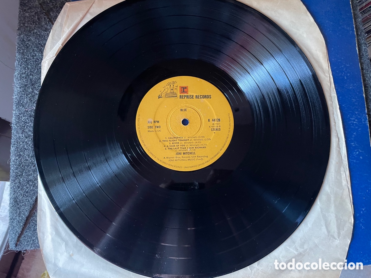 Discos de vinilo: Joni Mitchell &lrm;&ndash; Blue - Foto 5