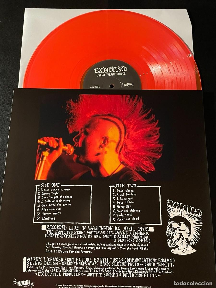 the exploited live at the whitehouse disco de v - Buy LP vinyl records of  Punk and Hard Core Music on todocoleccion