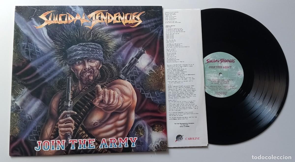 Discos de vinilo: LP SUICIDAL TENDENCIES - JOIN THE ARMY - Foto 3