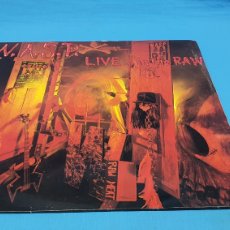 Discos de vinilo: DISCO DE VINILO WASP LIVE IN THE RAW. 1987