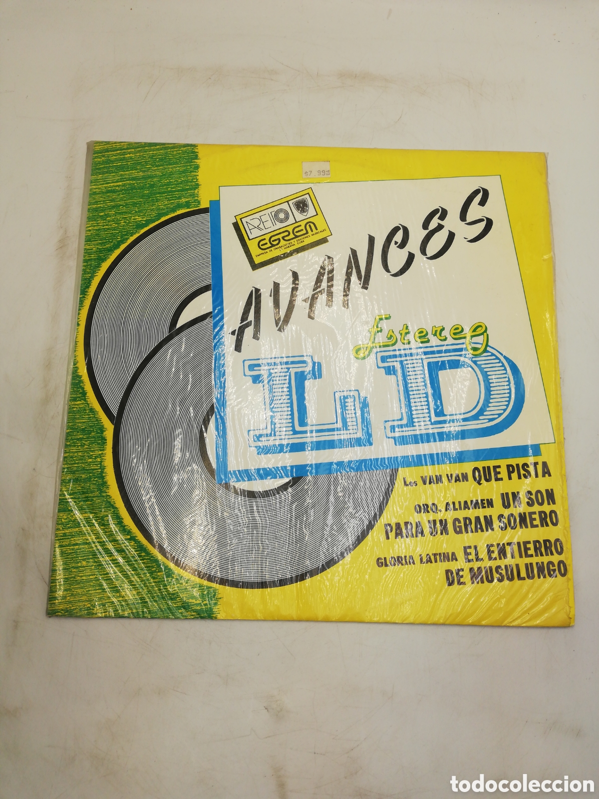 Discos de vinilo: Disco de Vinilo LP. Los Van Van QUE PISTA. - Foto 1