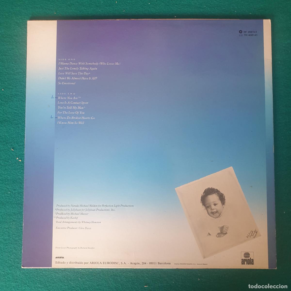 Discos de vinilo: Whitney Houston &ndash; Whitney - Foto 2