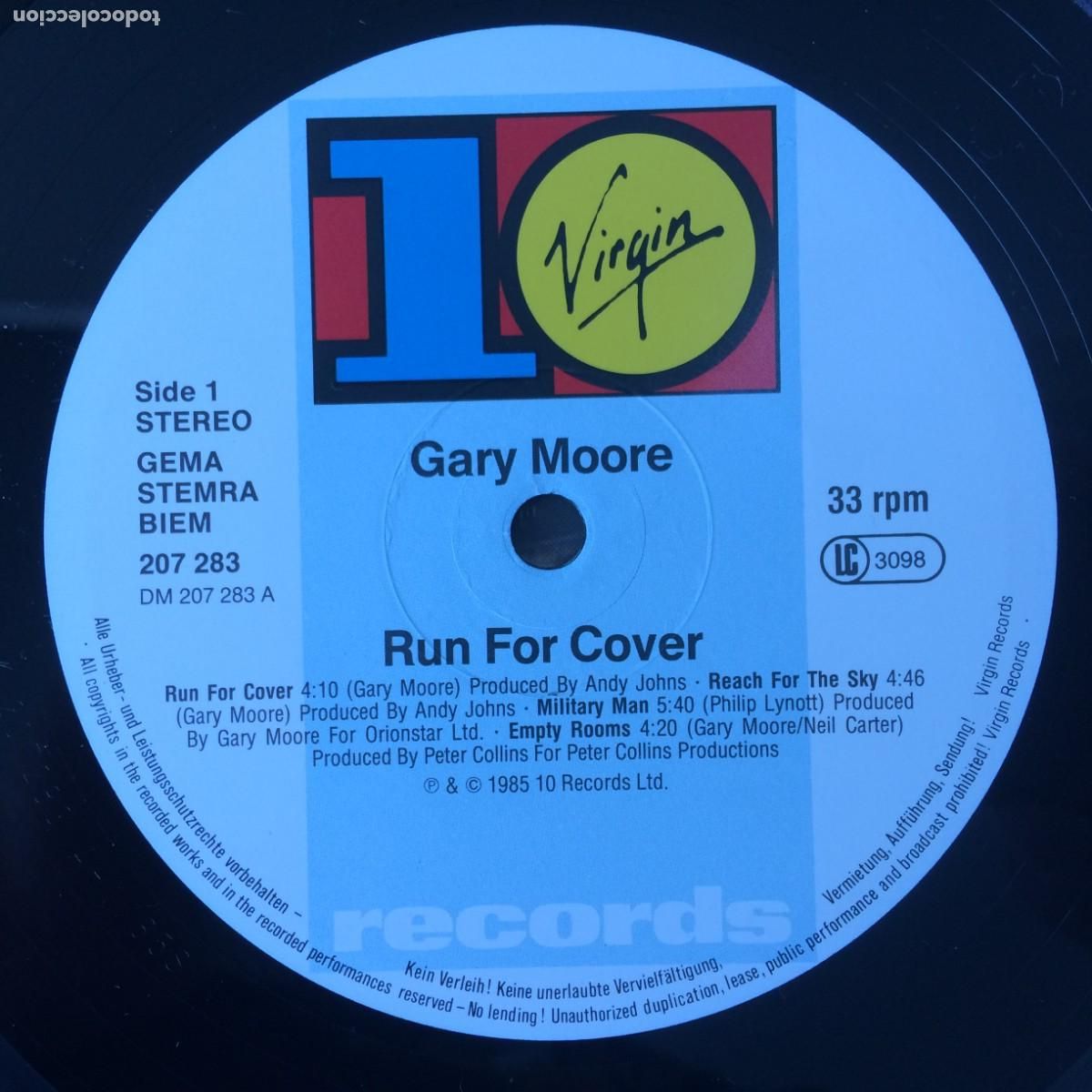 Discos de vinilo: Gary Moore &lrm;&ndash; Run For Cover , Germany 1985 10 Records - Foto 5