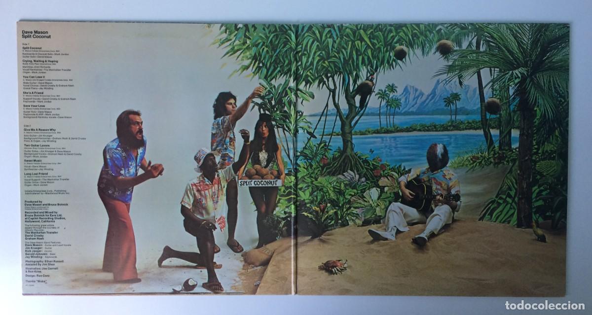 Discos de vinilo: Dave Mason &lrm;&ndash; Split Coconut , USA 1975 Columbia - Foto 3