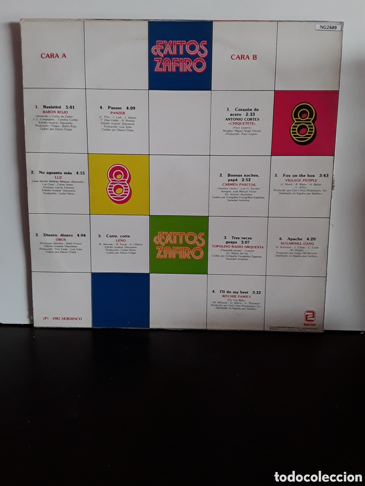 Discos de vinilo: &Eacute;xitos Zafiro 8 - Foto 2