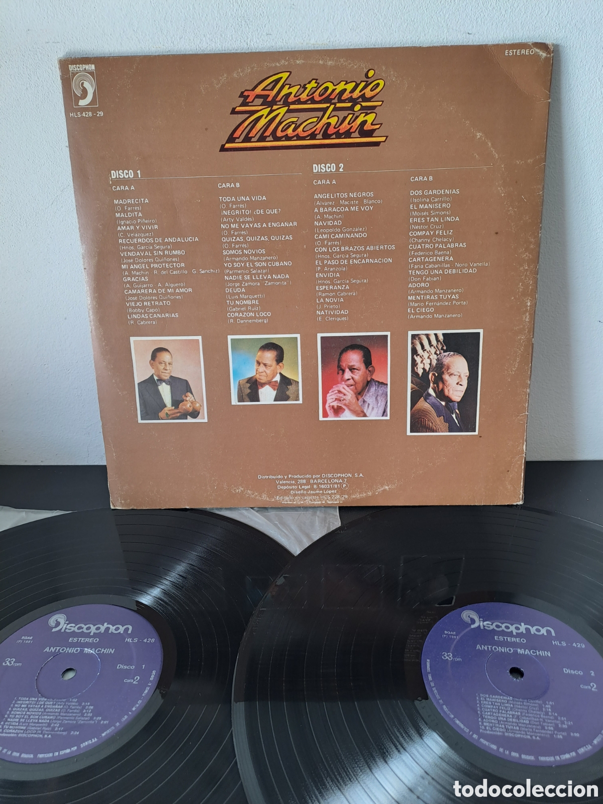 Discos de vinilo: ANTONIO MACHIN. 2 LP. B.1 - Foto 2