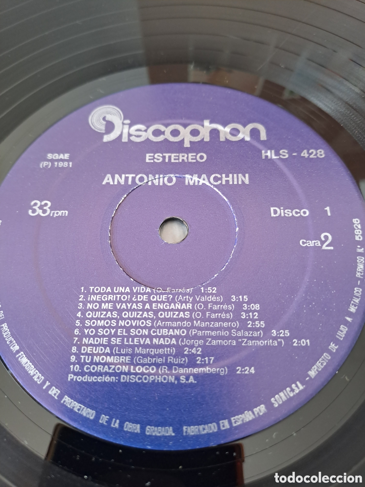Discos de vinilo: ANTONIO MACHIN. 2 LP. B.1 - Foto 5