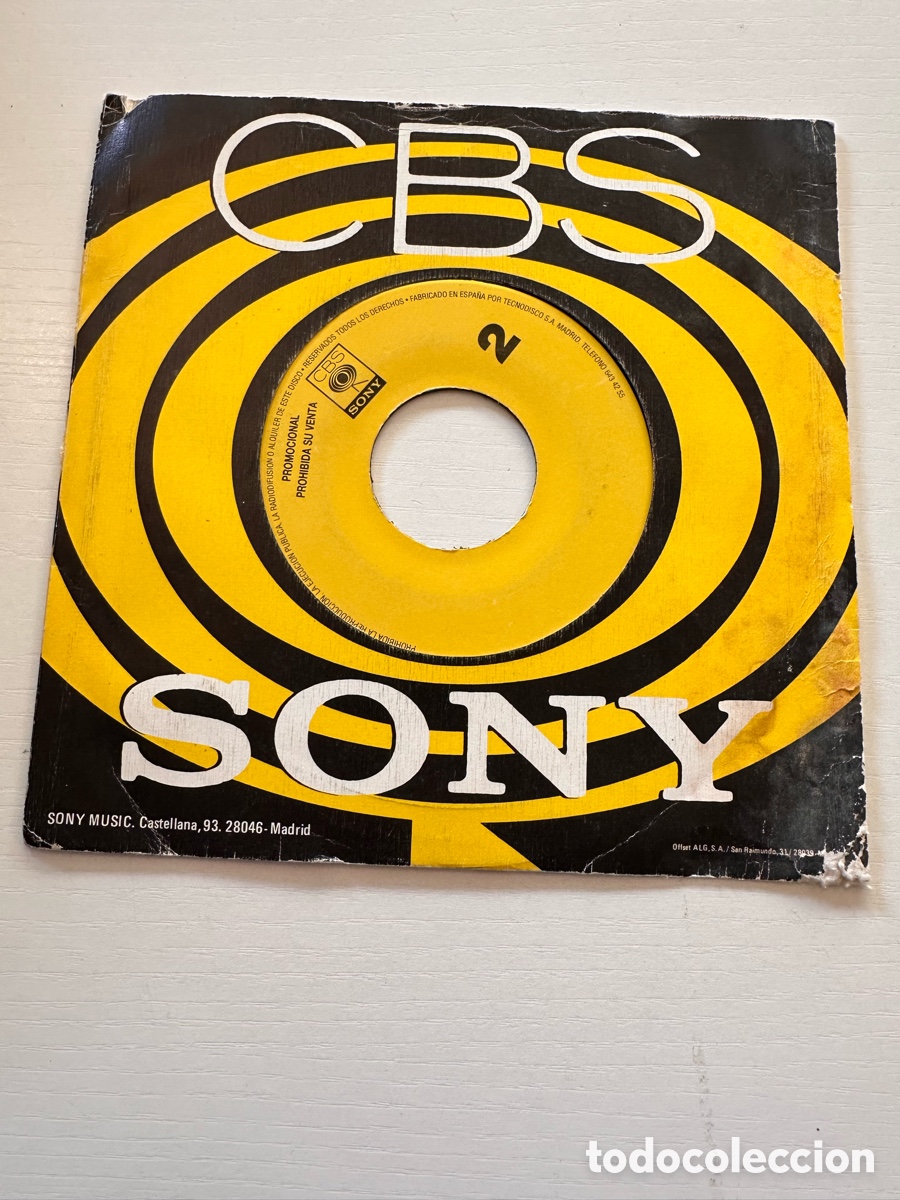Discos de vinilo: NOCTURNE - SINGLE 1991 - PROMO - Foto 2