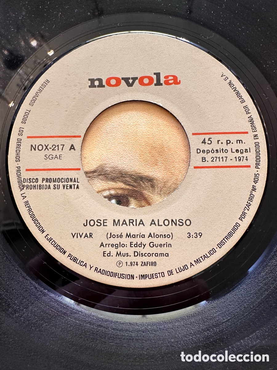 Discos de vinilo: JOSE MAR&Iacute;A ALONSO: VIVAR / NAC&Iacute; - Foto 3