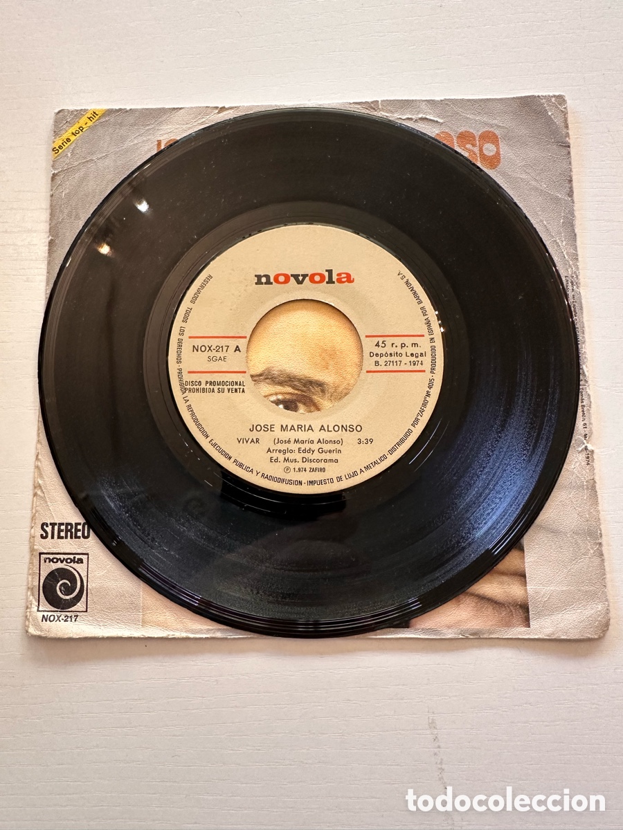 Discos de vinilo: JOSE MAR&Iacute;A ALONSO: VIVAR / NAC&Iacute; - Foto 4