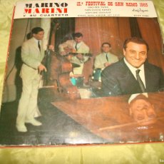 Discos de vinilo: MARINO MARINI. 13º FESTIVAL SAN REMO 1963. EP. DURIUM, 1963. PROMOCIONAL.