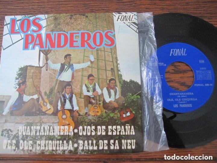 Discos de vinilo: LOS PANDEROS 4 EP&acute;S / FONAL-MALLER - Foto 2