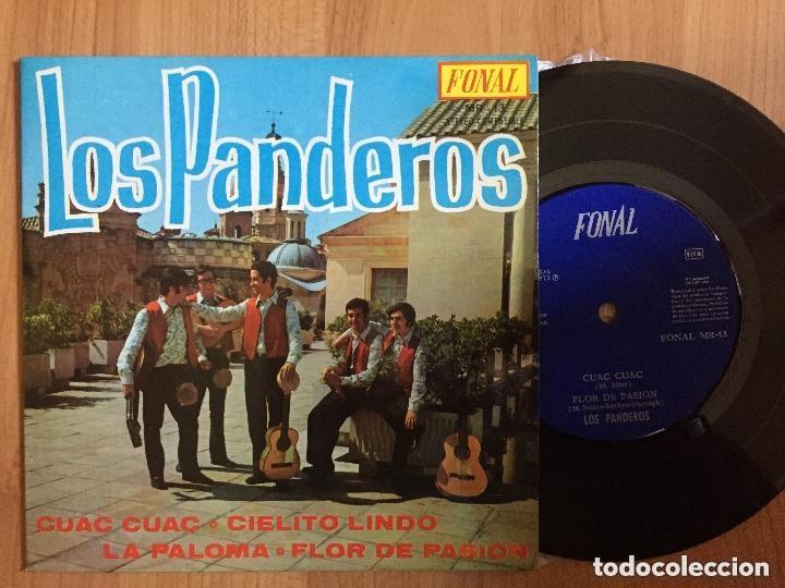 Discos de vinilo: LOS PANDEROS 4 EP&acute;S / FONAL-MALLER - Foto 3