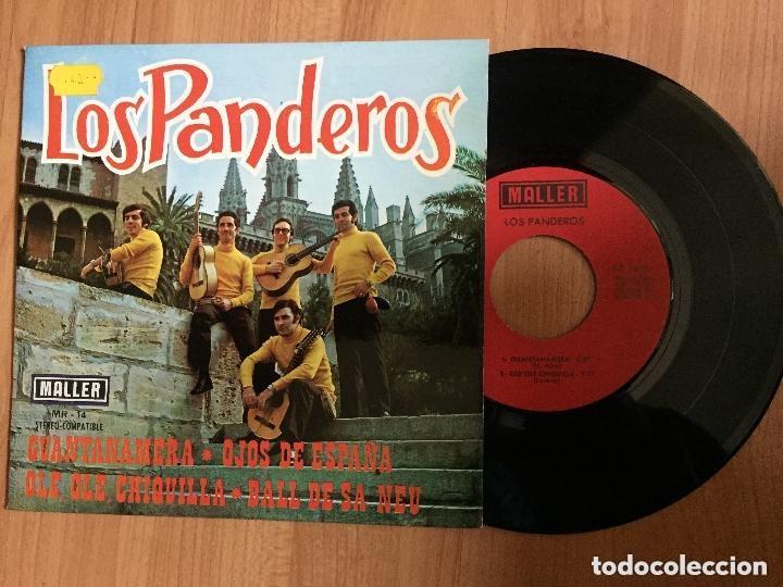 Discos de vinilo: LOS PANDEROS 4 EP&acute;S / FONAL-MALLER - Foto 4