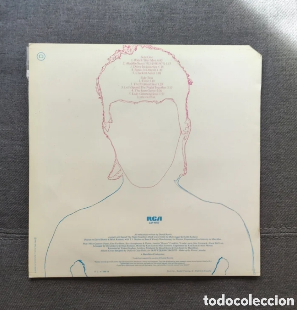 Discos de vinilo: DAVID BOWIE - Aladdin sane - Foto 2