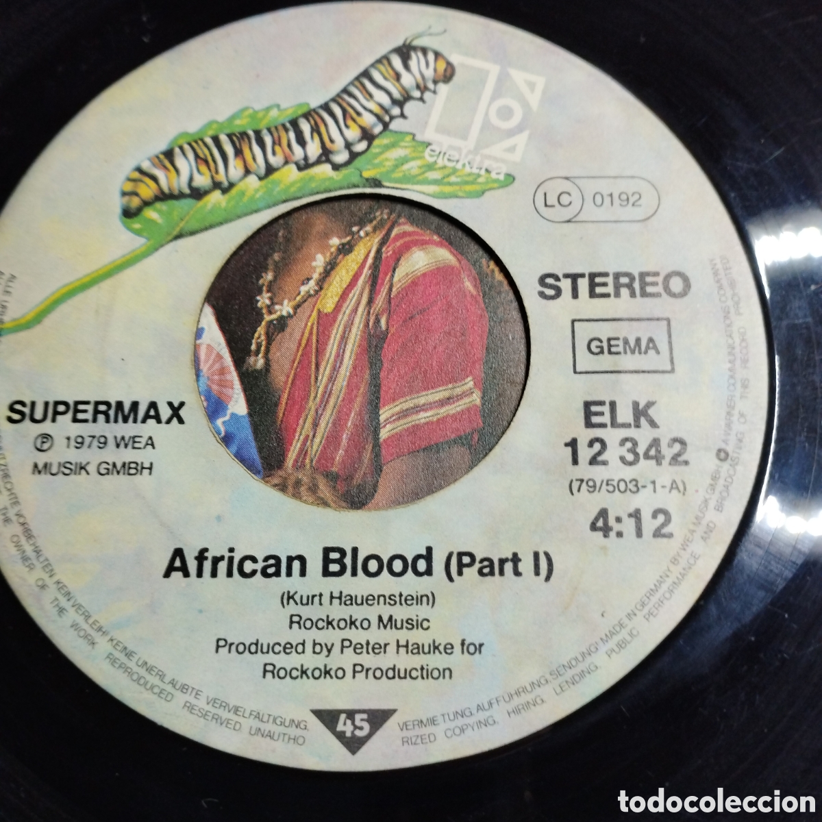 Discos de vinilo: Single 7&rdquo; Supermax 1979 Germany. Love machine part 1 y 2. - Foto 3
