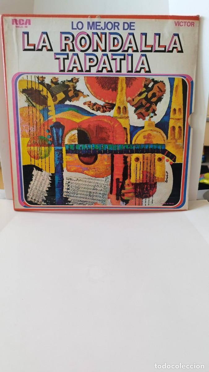 Discos de vinilo: Lo Mejor De La Rondalla Tapat&iacute;a.3 Vinilos sin marcas de uso