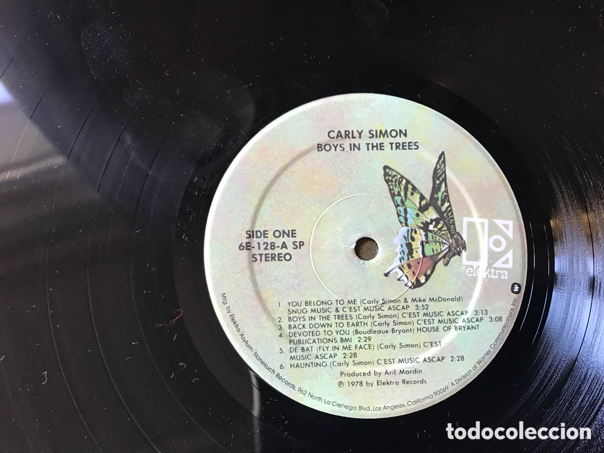 Discos de vinilo: Boys in the trees. Carly Simon - Foto 5
