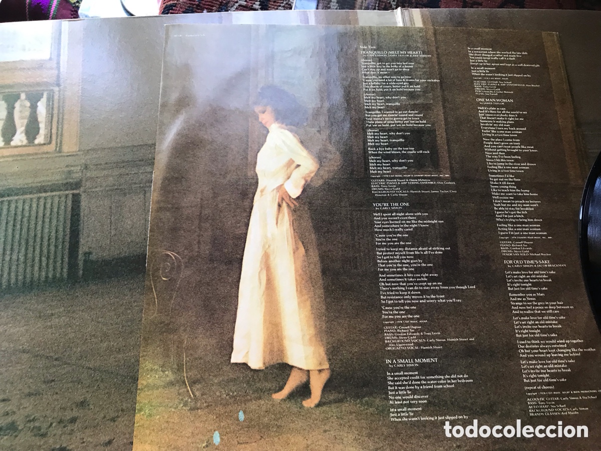 Discos de vinilo: Boys in the trees. Carly Simon - Foto 6