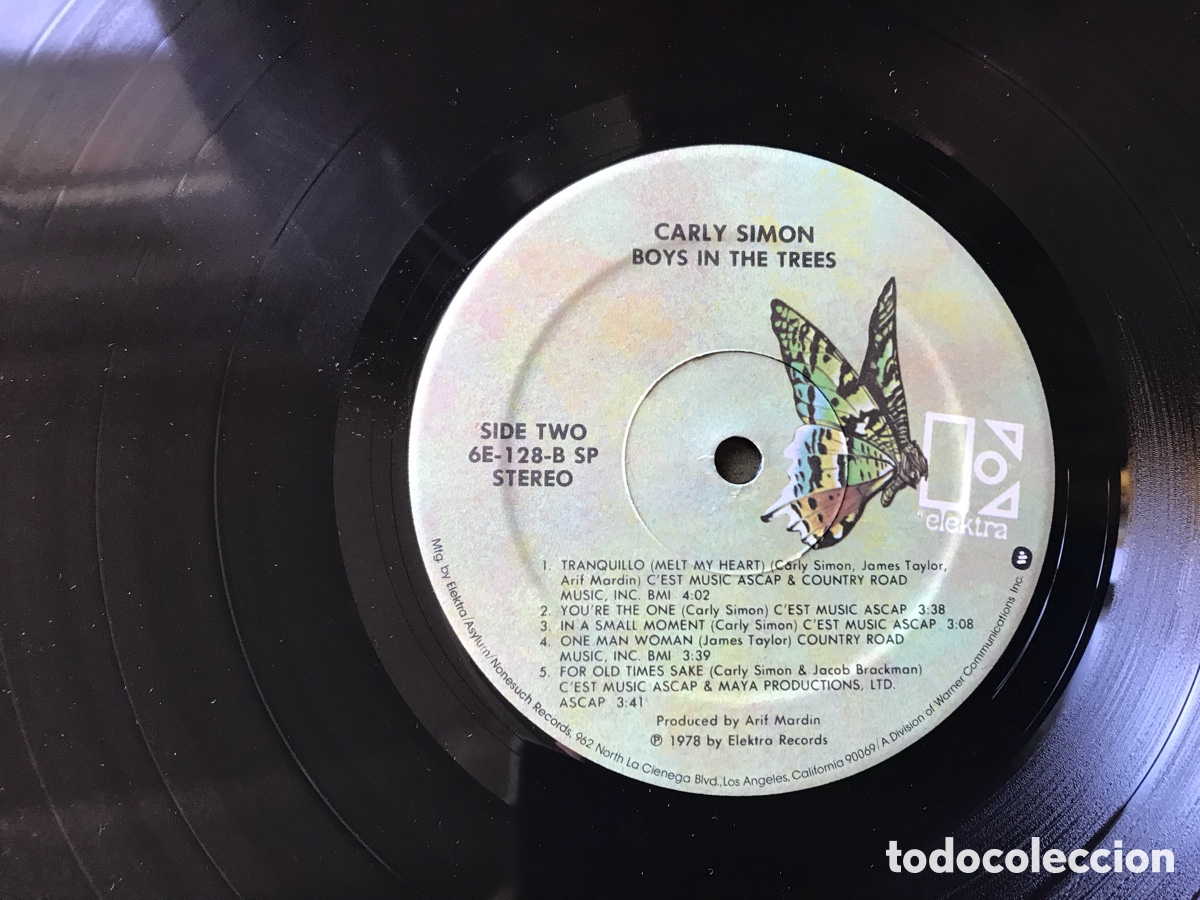 Discos de vinilo: Boys in the trees. Carly Simon - Foto 8
