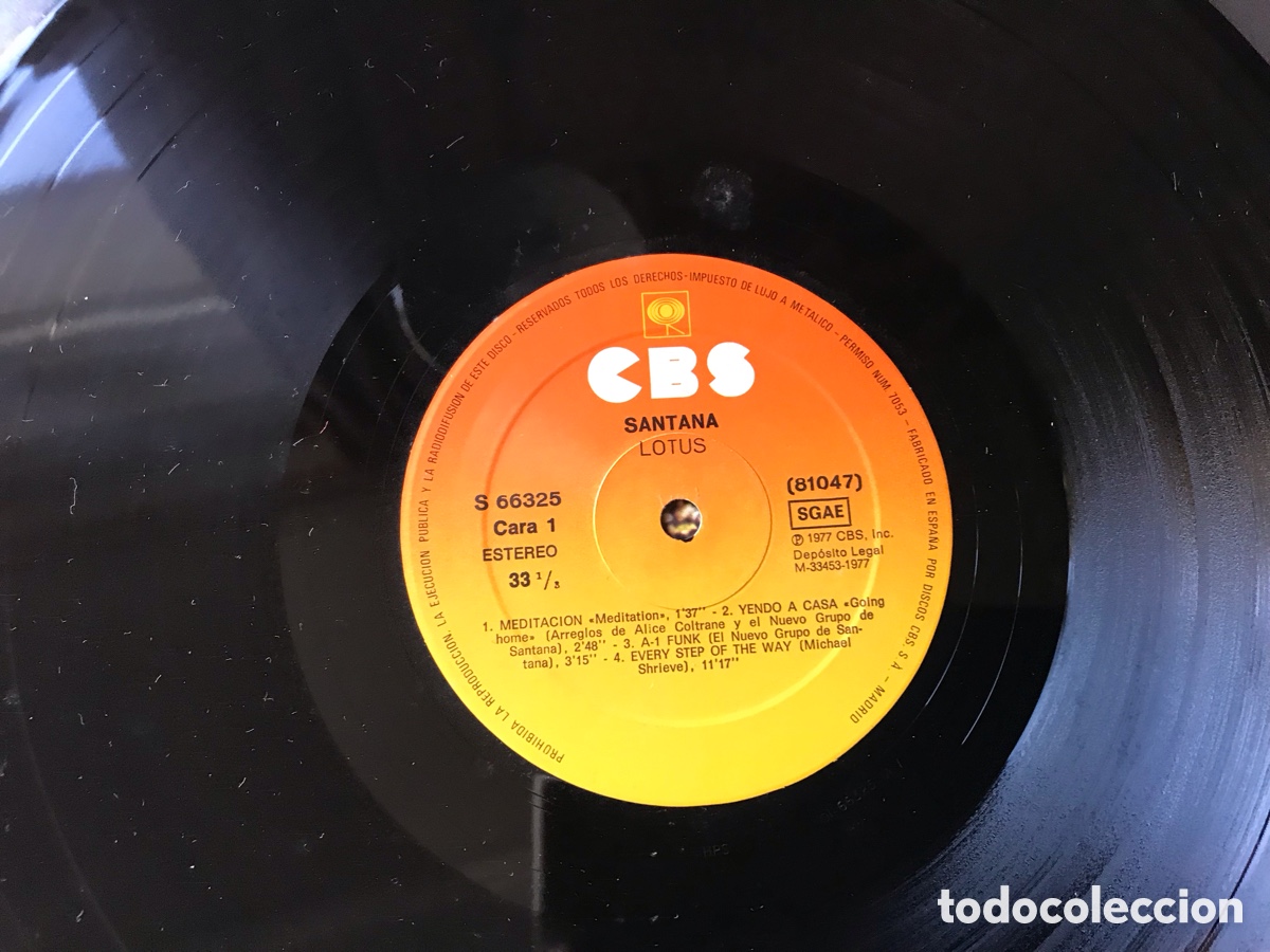 Discos de vinilo: Lotus. Santana - Foto 7