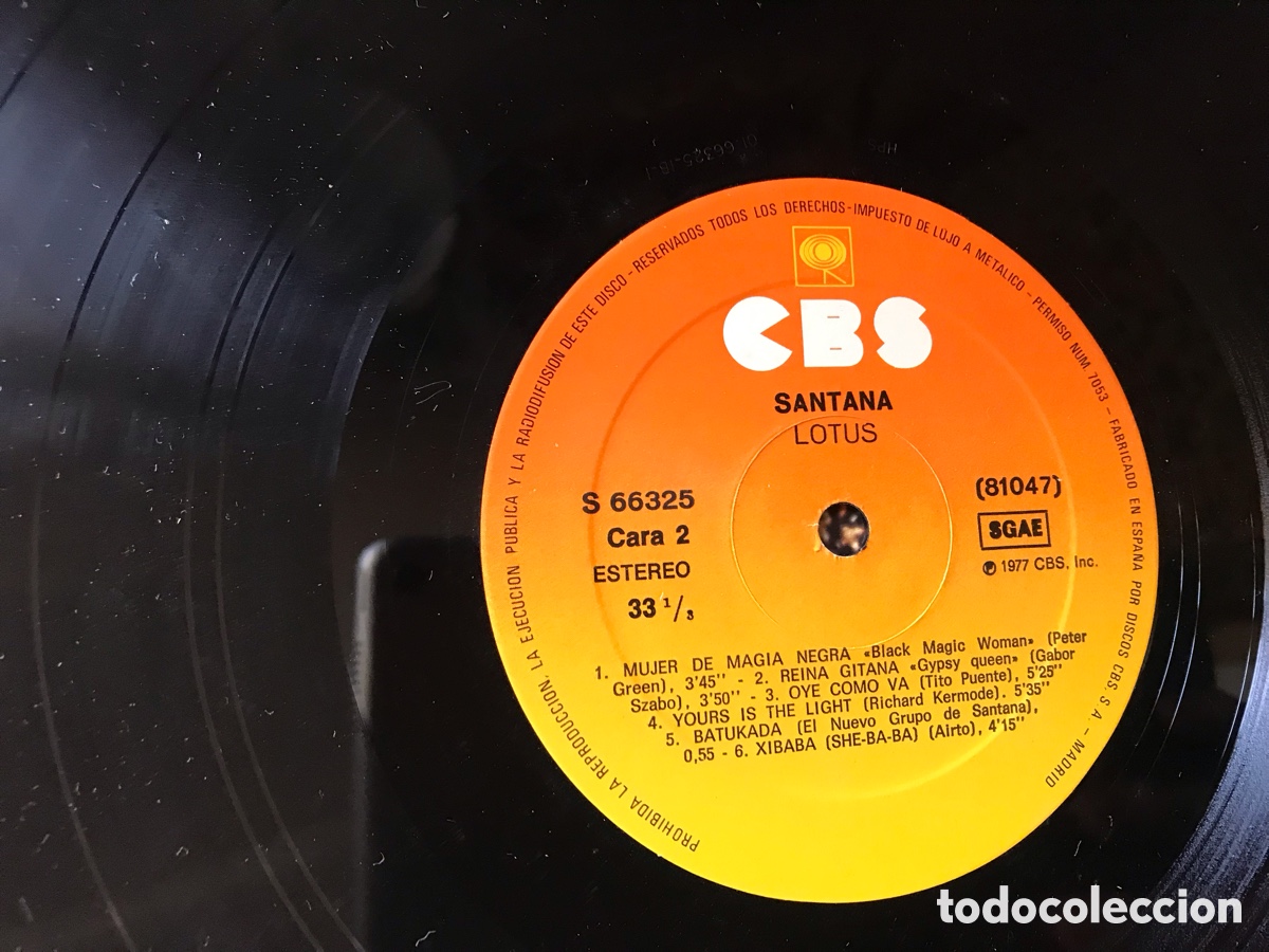 Discos de vinilo: Lotus. Santana - Foto 8