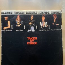 Discos de vinilo: PROMO SCORPIONS - TAKEN BY FORCE LP ALBUM 1ªEDICIÓN ESPAÑOLA 1978 MUY RARO!