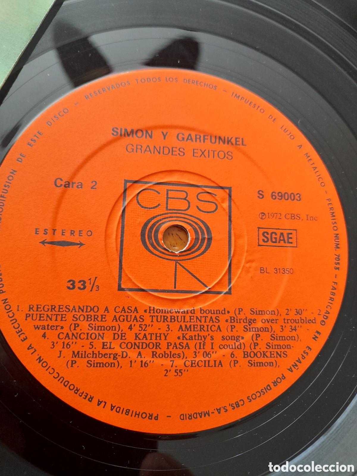 Discos de vinilo: SIMON and GARFUNKELS Greatest Hits - Foto 5