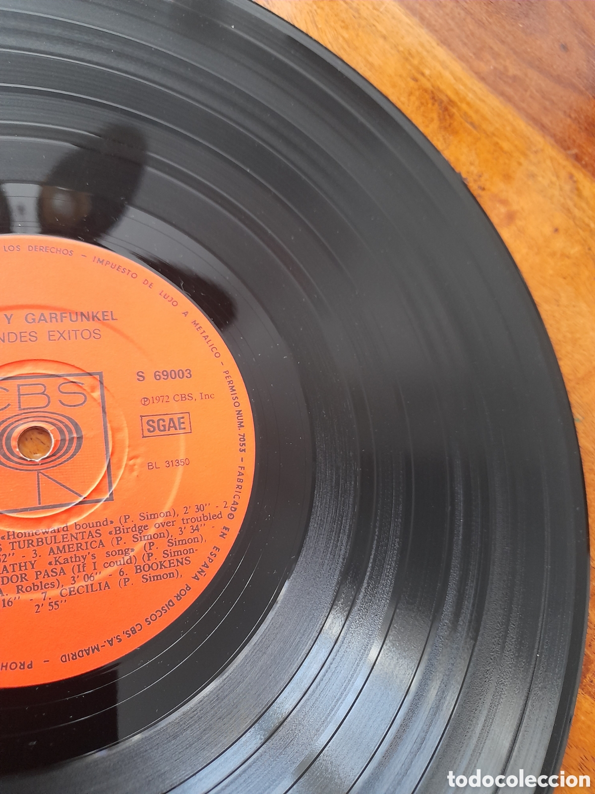Discos de vinilo: SIMON and GARFUNKELS Greatest Hits - Foto 7