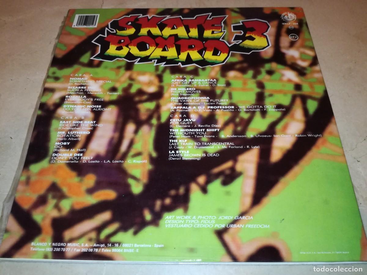 Discos de vinilo: SKATE BOARD 3-DOBLE LP-ORIGINAL 1991 - Foto 2
