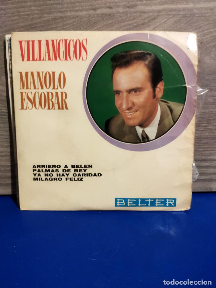 Discos de vinilo: Villancicos manolo escobar - Foto 1