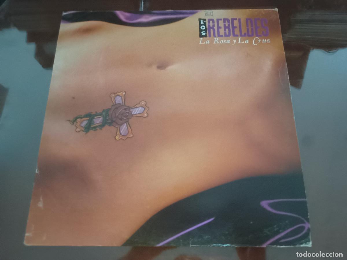 Discos de vinilo: Los Rebeldes-La Rosa y La Cruz - Foto 1