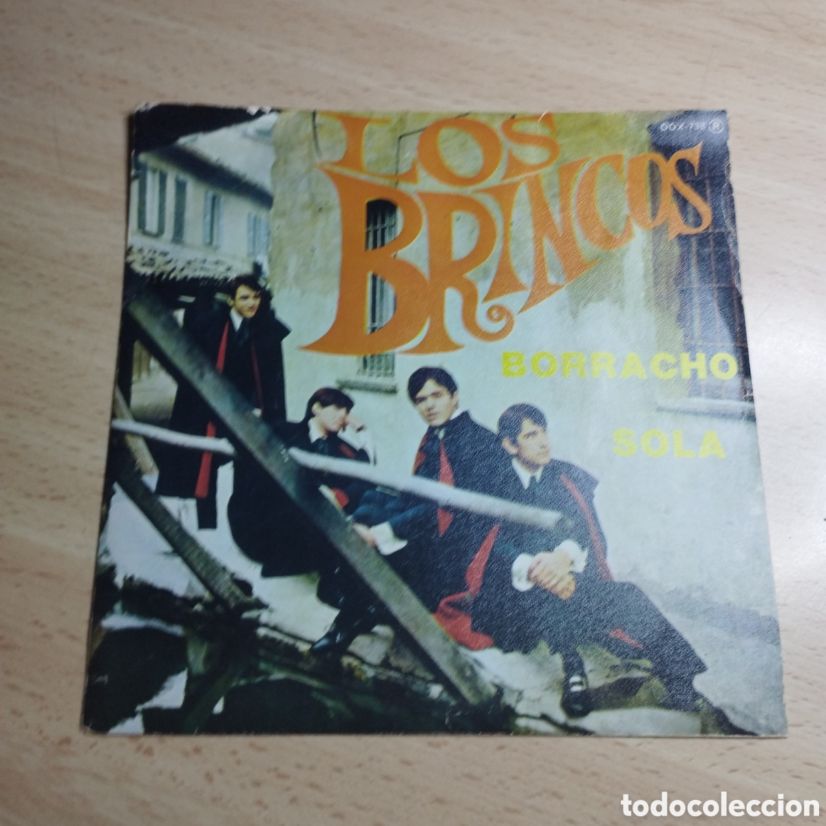 Discos de vinilo: Single 7&rdquo; Los Brincos. 1984. Borracho + Sola. - Foto 1