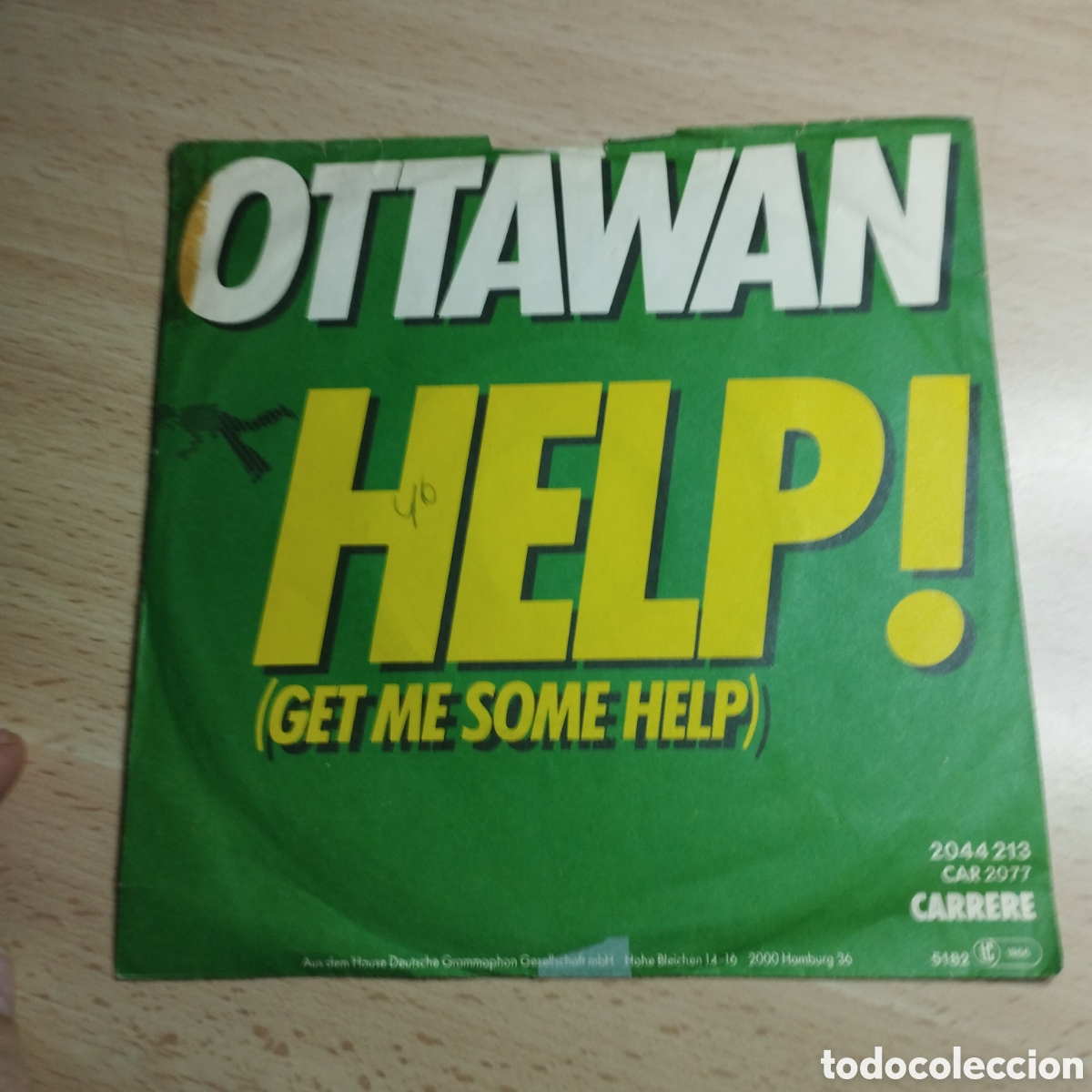 Discos de vinil: Single 7&rdquo; Ottawan 1981.Germany .Help!