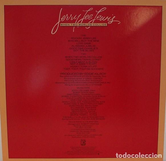 Discos de vinilo: Jerry Lee Lewis &lrm;&ndash; When Two Worlds Collide - Foto 2